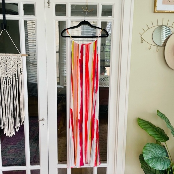 BB DAKOTA Colorful Pleated Sleeveless Maxi Dress - Picture 9 of 10